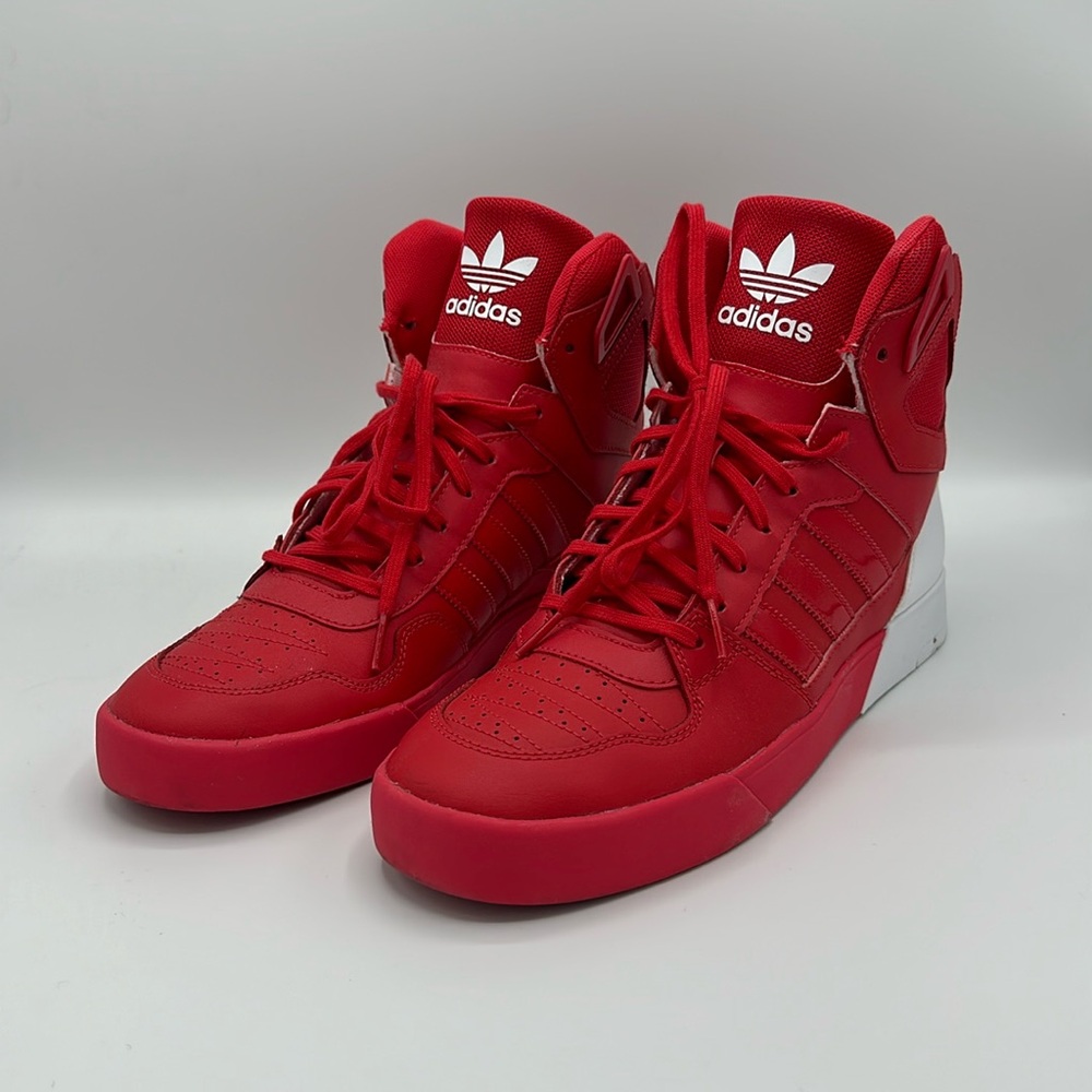 Adidas High Top Sneakers (Red, Women’s Size 10 US)
